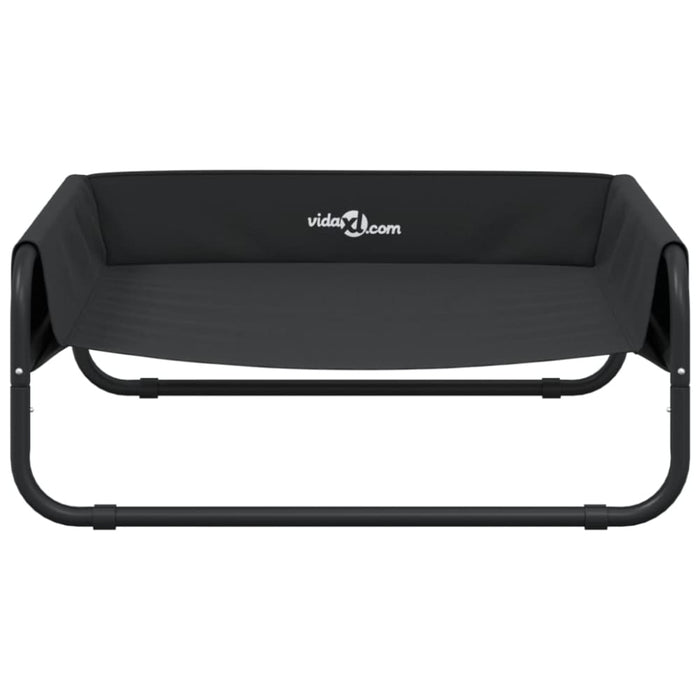 Elevated Dog Bed Anthracite Oxford Fabric And Steel Oixlbo