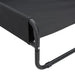 Elevated Dog Bed Anthracite Oxford Fabric And Steel Oixlbx