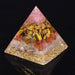 Elite Orgone Pyramid Tiger Eye Crystal For Energy Generator