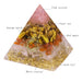 Elite Orgone Pyramid Tiger Eye Crystal For Energy Generator