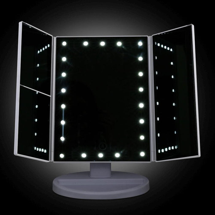 Embellir Led Tri-fold Make Up Mirror