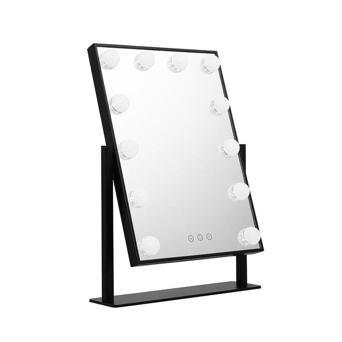 Goslash Picks Embellir Led Standing Makeup Mirror - Black