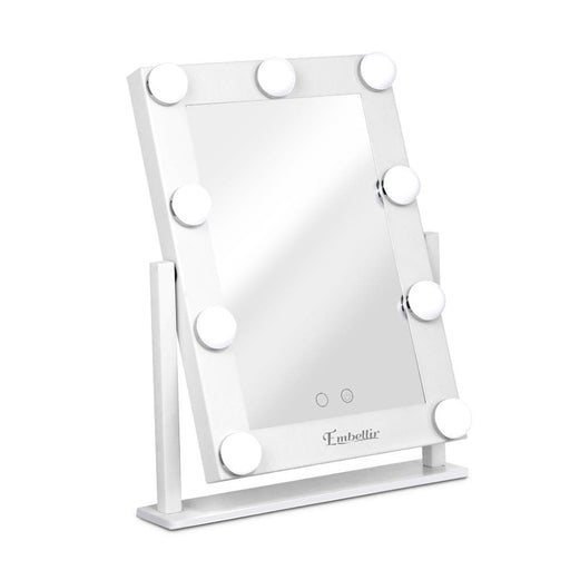 Embellir Led Standing Makeup Mirror - White