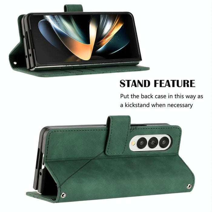 Embossed Leather Crossbody Phone Case For Samsung Galaxy z