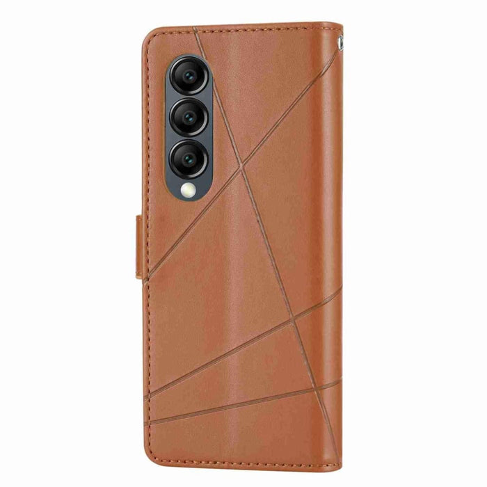 Embossed Pu Leather Phone Case For Samsung Galaxy z Fold 4