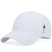 Embroidered Unisex Baseball Cap Simple Cross Water Drop