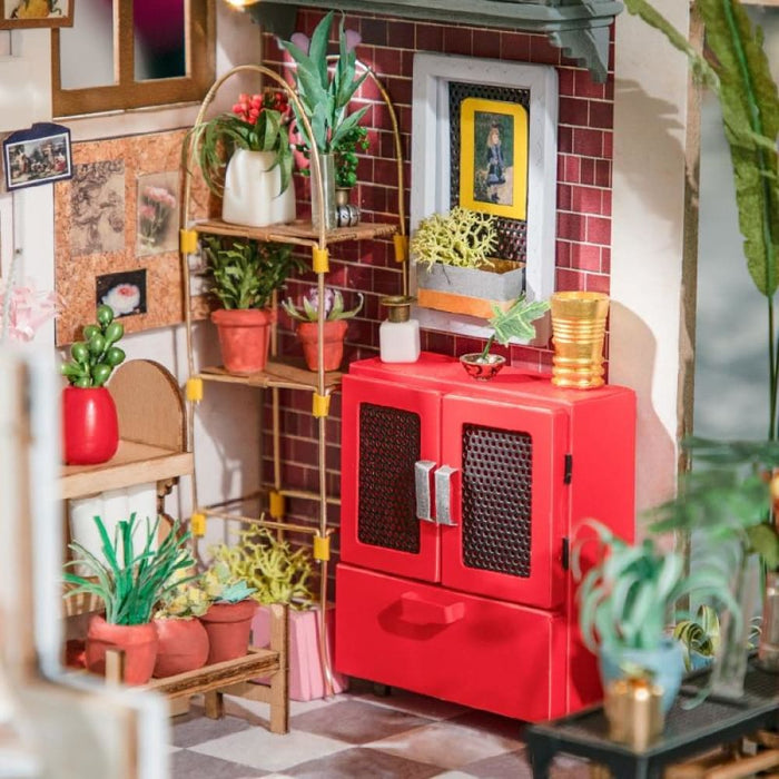 Diy Emily’s Flower Shop Doll House With Furniture