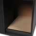 Enclosed Hooded Cat Litter Box Furniture Scratch Board Side