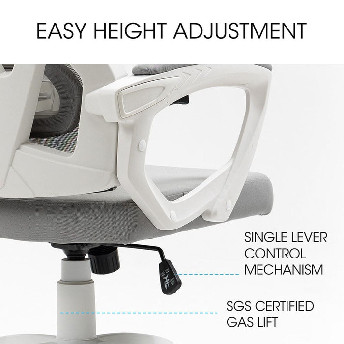 Ergonomic Mesh Office Chair Computer Seat With Headrest