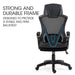 Ergonomic Office Desk Chair Height Adjustable Lumbar