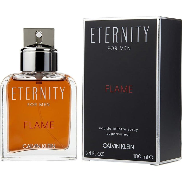 Eternity Flame Edt Spray By Calvin Klein For Men - 100 Ml