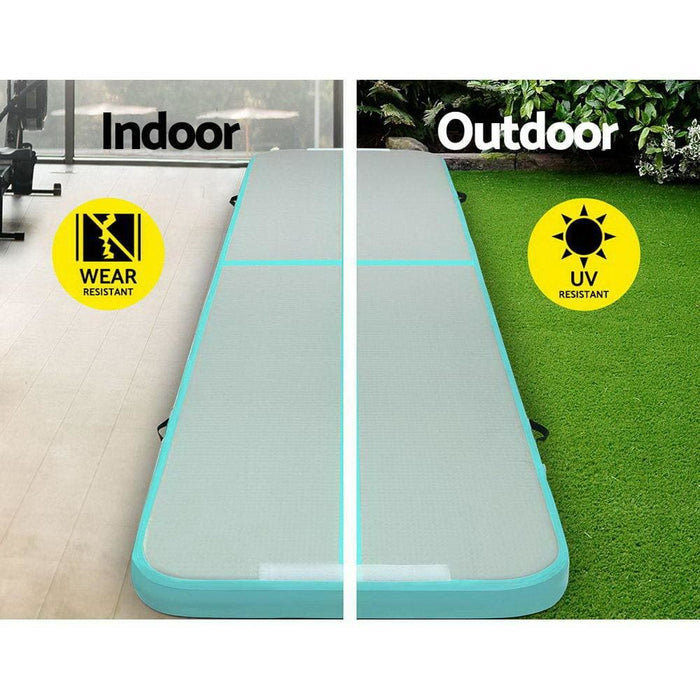 Everfit Gofun 4x1m Inflatable Air Track Mat With Pump