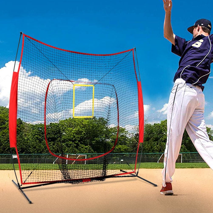 Everfit Portable Baseball Training Net Stand Softball