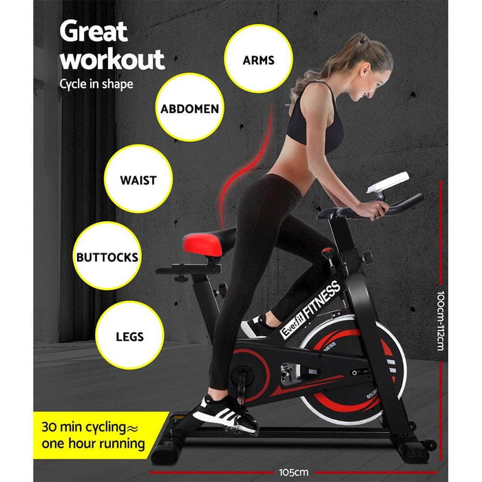 Everfit Spin Exercise Bike Cycling Fitness Commercial Home