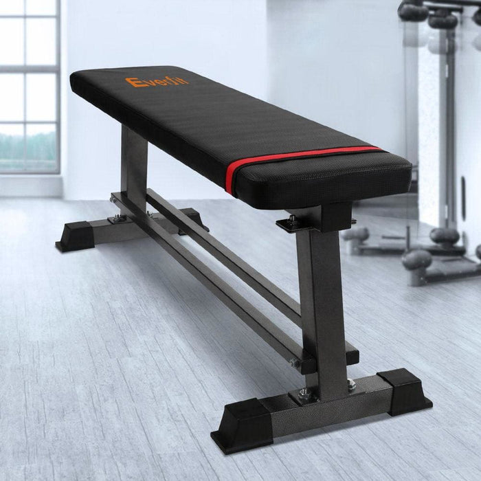 Everfit Weight Bench Flat Multi-station Home Gym Squat