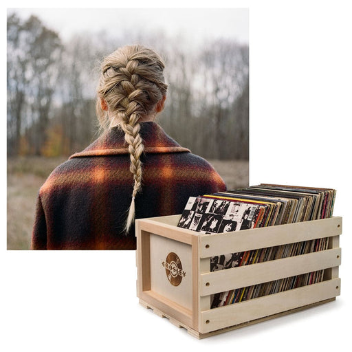 Evermore Vinyl Album Bundle With Record Crate