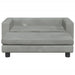 Dog Bed With Extension Light Grey 100x50x30 Cm Velvet Oixbxb