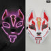 Fashion Anime Expro Decor Glowing Fox Mask Cosplay Japanese