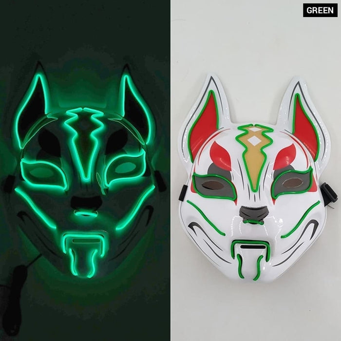 Fashion Anime Expro Decor Glowing Fox Mask Cosplay Japanese