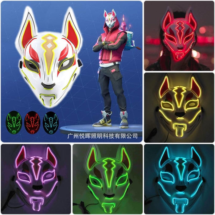 Fashion Anime Expro Decor Glowing Fox Mask Cosplay Japanese