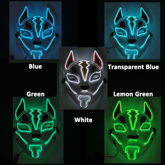 Fashion Anime Expro Decor Glowing Fox Mask Cosplay Japanese