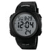 Men Fashion Outdoor Sport Big Dial Led Digital 5bar