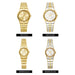 Fashion Quartz Wristwatch Women Men Luxury Full Steel 3bar