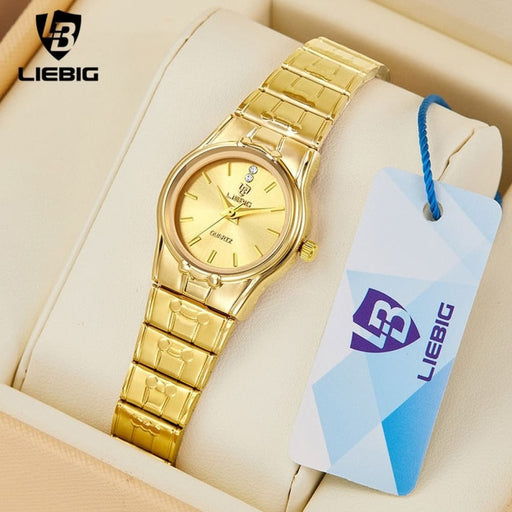 Fashion Quartz Wristwatch Women Men Luxury Full Steel 3bar