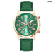 Fashion Women Watches Green Leather Quartz Wrist Watch