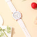 Fashion Women Watches White Silicone Jelly Quartz Watch