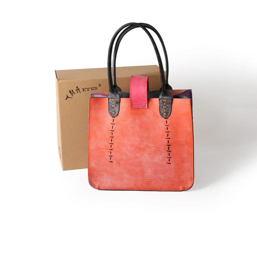 Fashion Womens Bag Made Of Genuine Leather With Hand