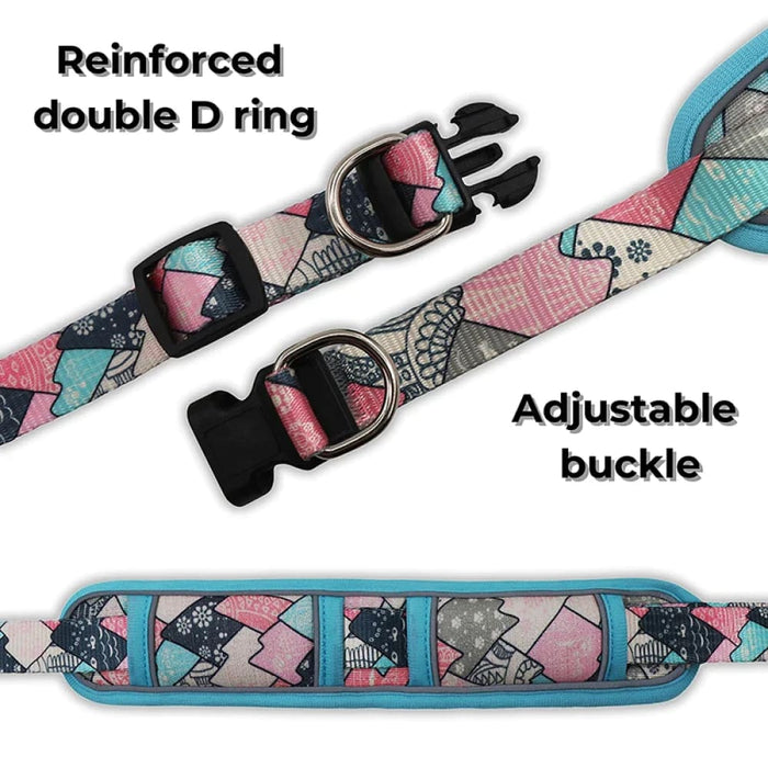 Fashionable Dog Collar Wide Neck Strong Breathable Dual d