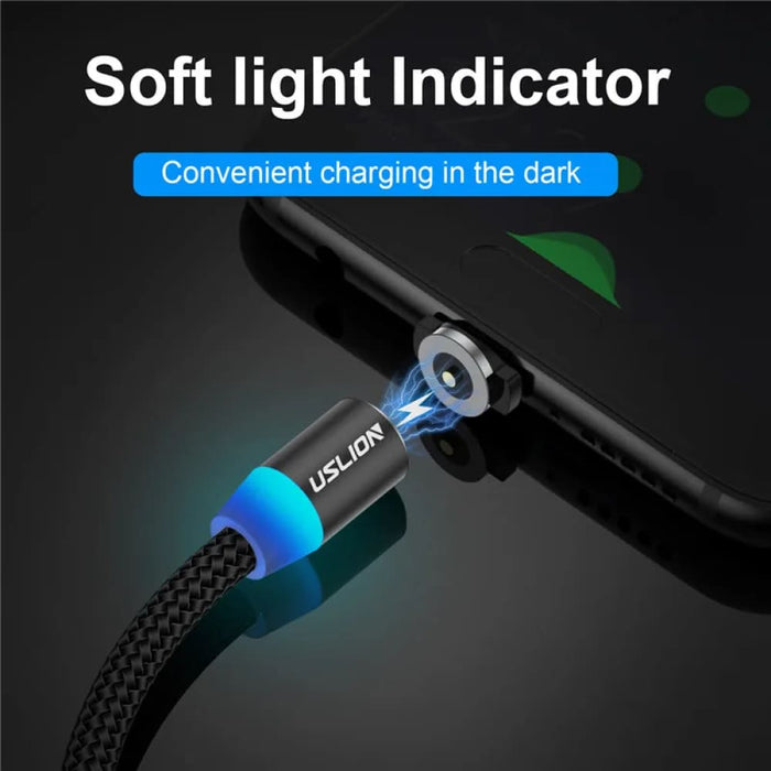 Fast Charging Magnetic Usb Cable For Iphone Xiaomi