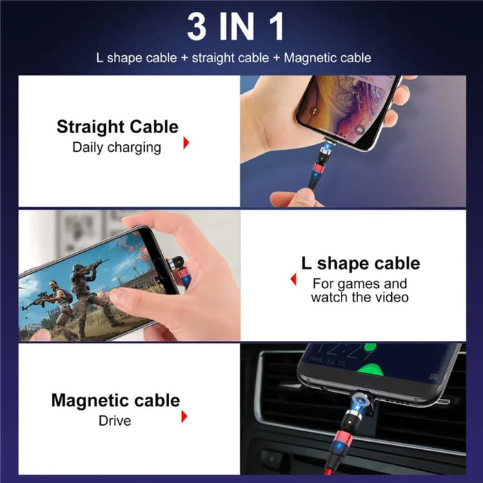 Fast Charging Magnetic Usb Type c Cable