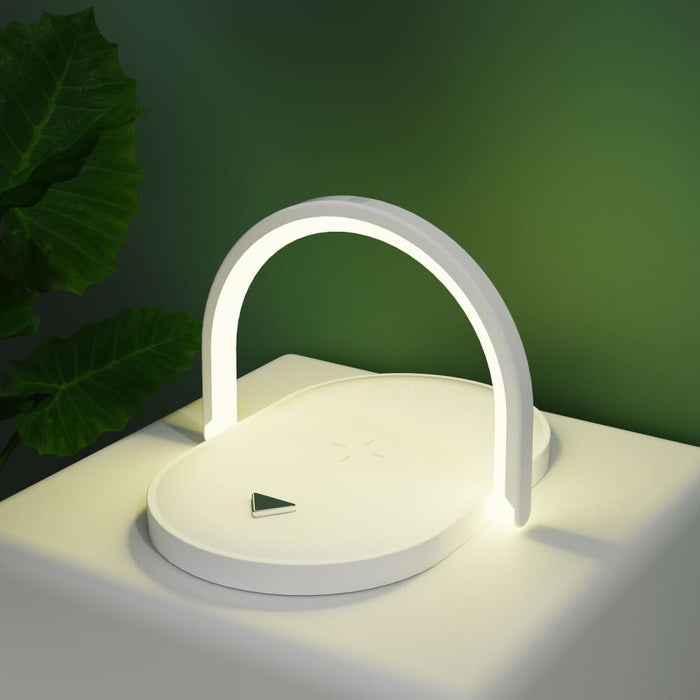 20w Fast Wireless Charger With Round Night Lamp