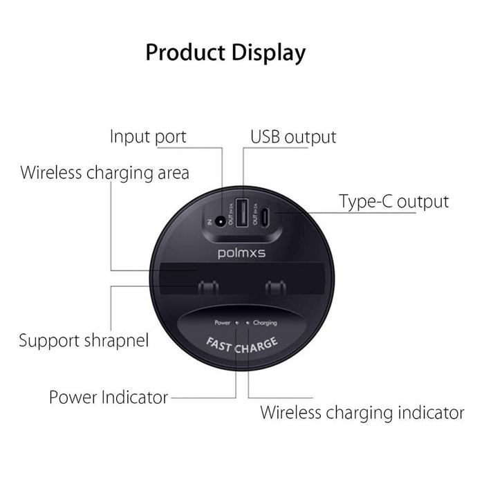 10w Fast Wireless Car Charger Cup For Samsung S10 + S9 S8