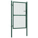 Fence Gate Steel 100x150 Cm Green Oapita