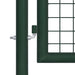 Fence Gate Steel 100x150 Cm Green Oapita