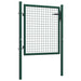 Fence Gate Steel 100x75 Cm Green Oapitx