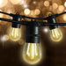 17m Festoon String Lights Solar Powered Xmas Party