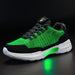 Fiber Optic Usb Charging Light Up Running Sneaker All Sizes