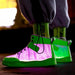 Fiber Optic Usb Rechargeable Glowing Sneakers Party All