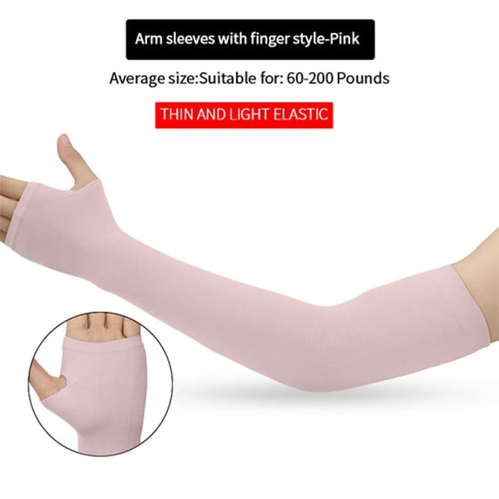 Fingerless Uv Protection Arm Sleeves