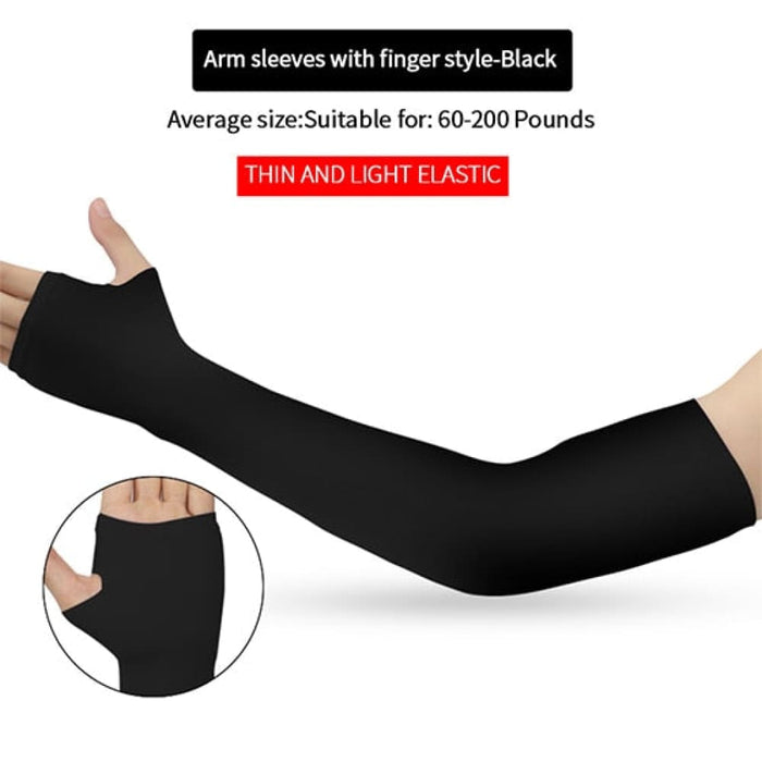 Fingerless Uv Protection Arm Sleeves