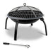 Fire Pit Bbq Charcoal Grill Smoker Portable Outdoor Camping