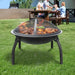 Fire Pit Bbq Charcoal Smoker Portable Outdoor Camping Pits