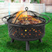 Fire Pit Bbq Grill Smoker Portable Outdoor Fireplace Patio