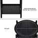 Fire Pit Bbq Grill 2-in-1 Outdoor