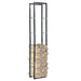 Firewood Rack Black 40x25x200 Cm Steel Xnlxnt