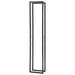 Firewood Rack Black 40x25x200 Cm Steel Xnlxnt